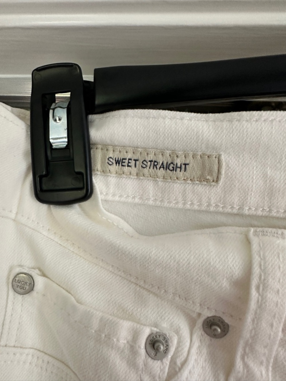 Lucky brand sweet straight white jeans NWT 4/27 - Picture 10 of 10